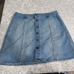 Mossimo Supply Co. Blue Denim Mini Skirt